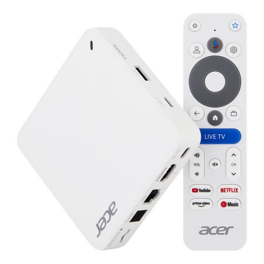 Acer ASB510 4K Google TV Streaming Box