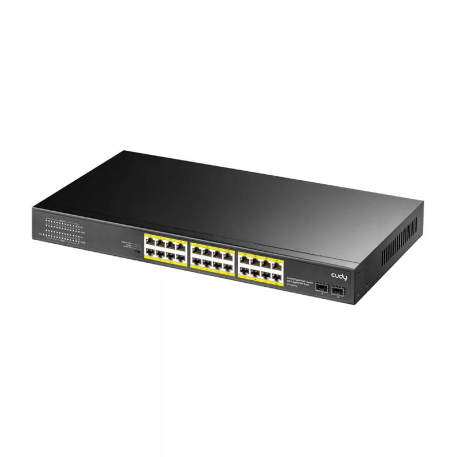 Cudy 24-port PoE+ Gigabit Switch with 2x SFP ports