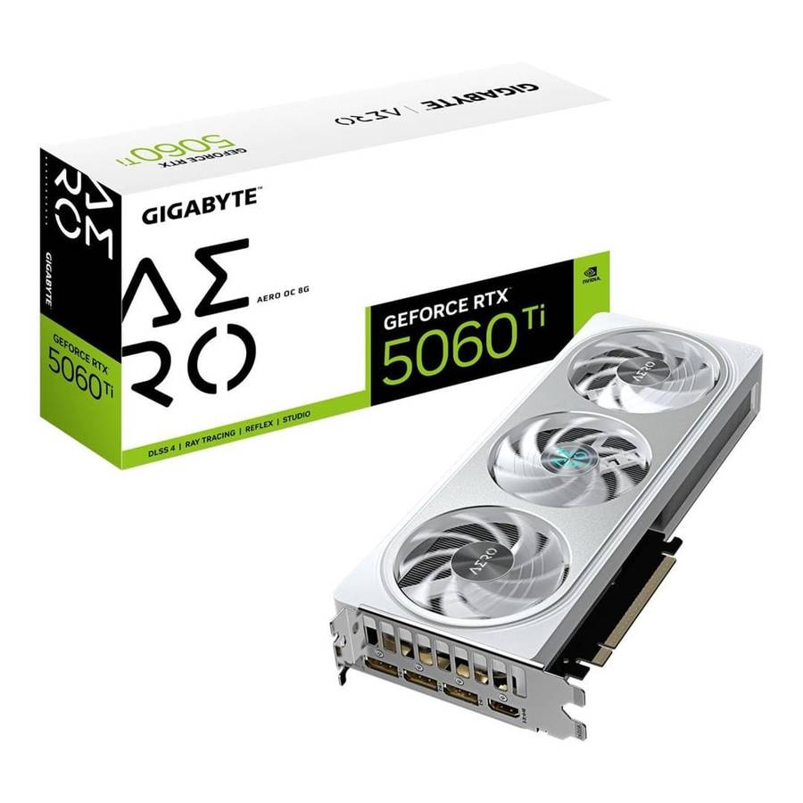 Gigabyte GeForce RTX 5060 Ti AERO OC 8GB GDDR7 Graphics Card