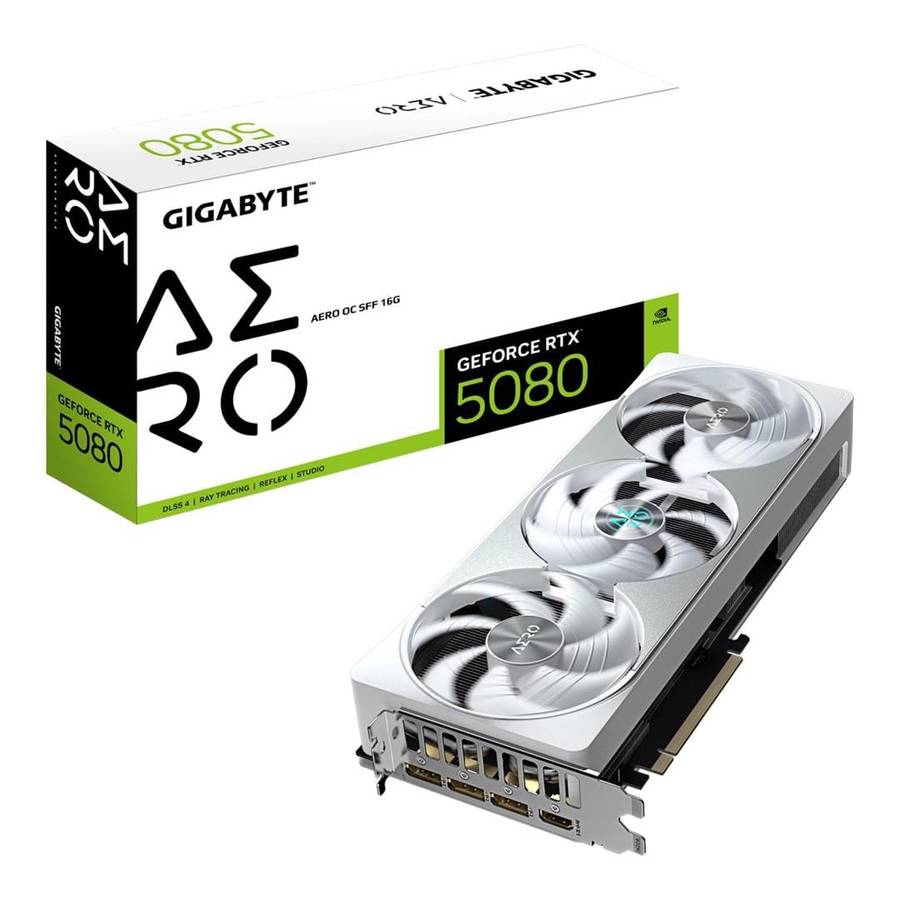Gigabyte GeForce RTX 5080 AERO OC SFF 16GB GDDR7 Graphics Card
