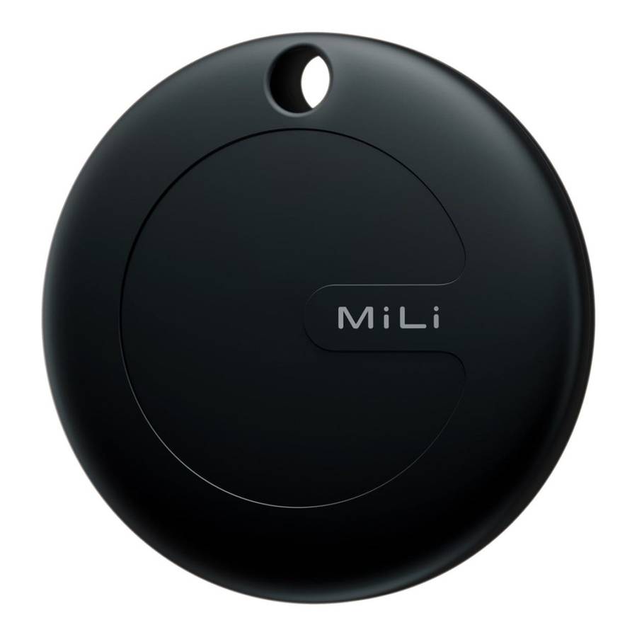 Mili MiTag Duo with Key Ring Black