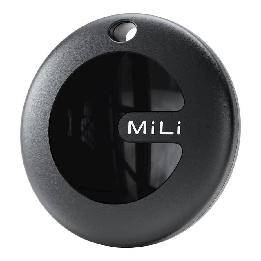 Mili MiTag Duo with Key Ring Black