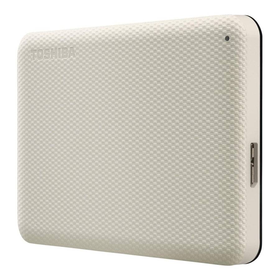 Toshiba Canvio Advance 2.5-inch 4TB USB 3.2 White External Hard Drive