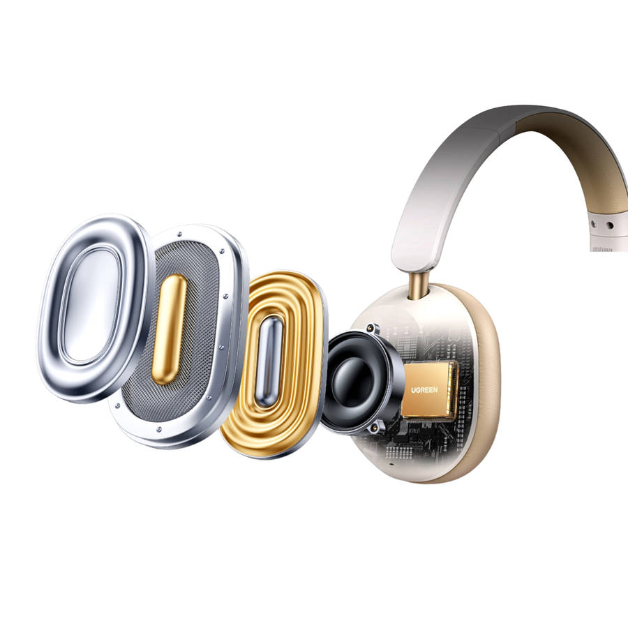 UGREEN HiTune Max 5C Hybrid ANC HeadphonesWhite