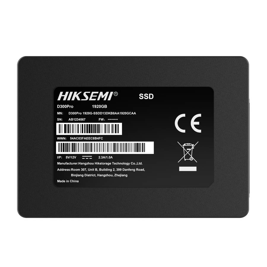 Hiksemi D300 PRO Tantalum Capacitor 1920GB SATA III Enterprise SSD