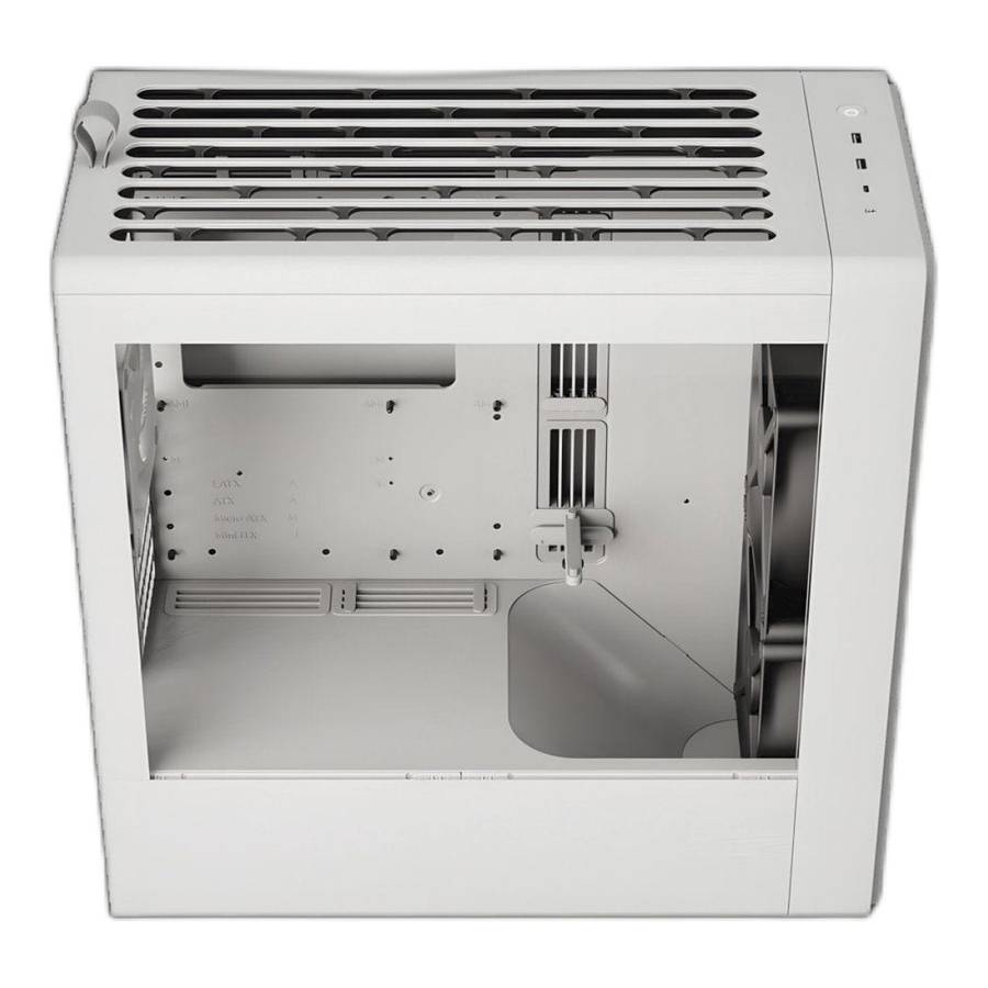 HAVN BF 360 Tempered Glass E-ATX Mid Tower Gaming PC Case White