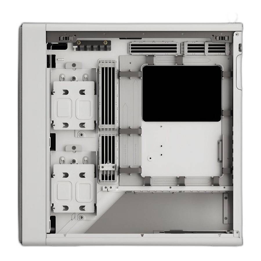 HAVN BF 360 Tempered Glass E-ATX Mid Tower Gaming PC Case White