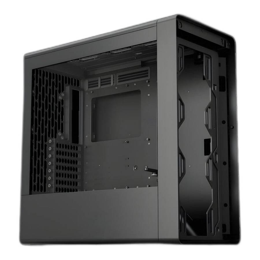 HAVN BF 360 Tempered Glass E-ATX Mid Tower Gaming PC Case Black