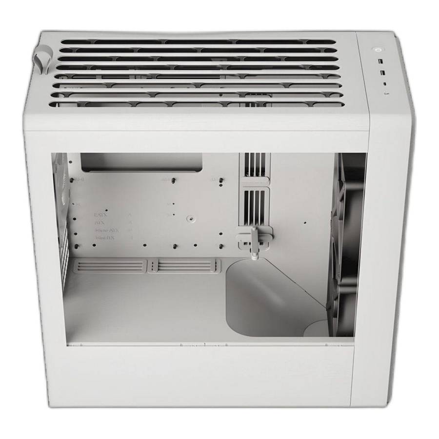 HAVN BF 360 Flow Tempered Glass E-ATX Mid Tower Gaming PC Case White