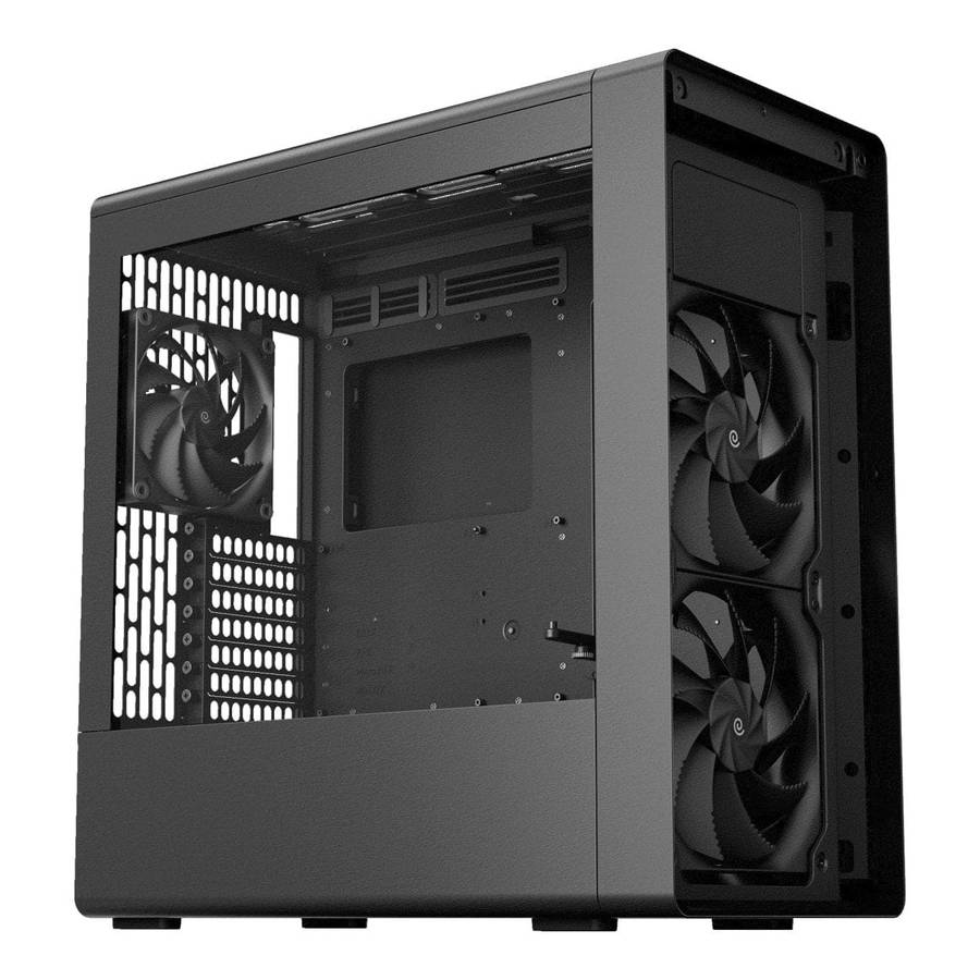 HAVN BF 360 Flow Tempered Glass E-ATX Mid Tower Gaming PC Case Black