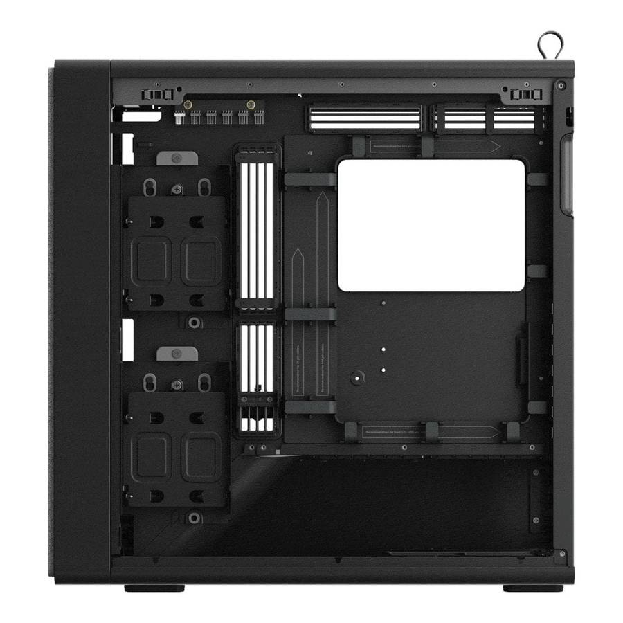 HAVN BF 360 Flow Tempered Glass E-ATX Mid Tower Gaming PC Case Black