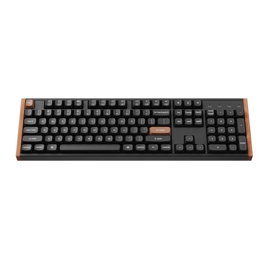 Keychron K10 HE 100% Wireless Magnetic Gaming Keyboard Nebula Switches  Black