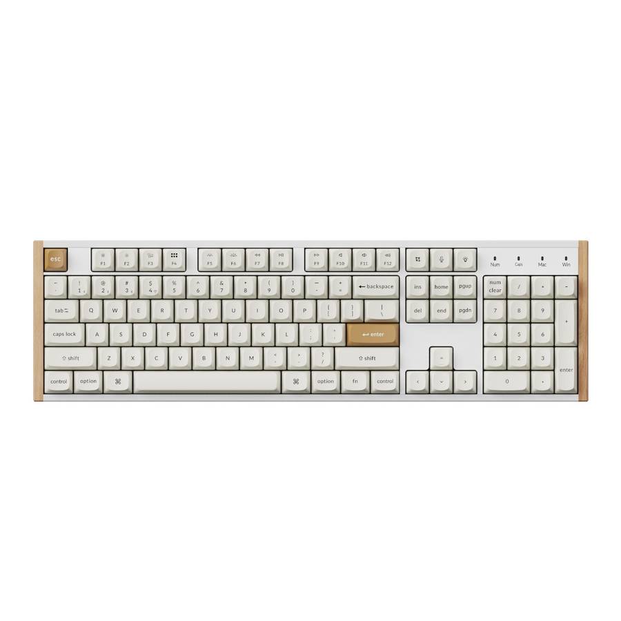 Keychron K10 HE Special Edition Full-size Hot-Swap Gateron Dbl-Rail Nebula Switch RGB Wireless Ke...