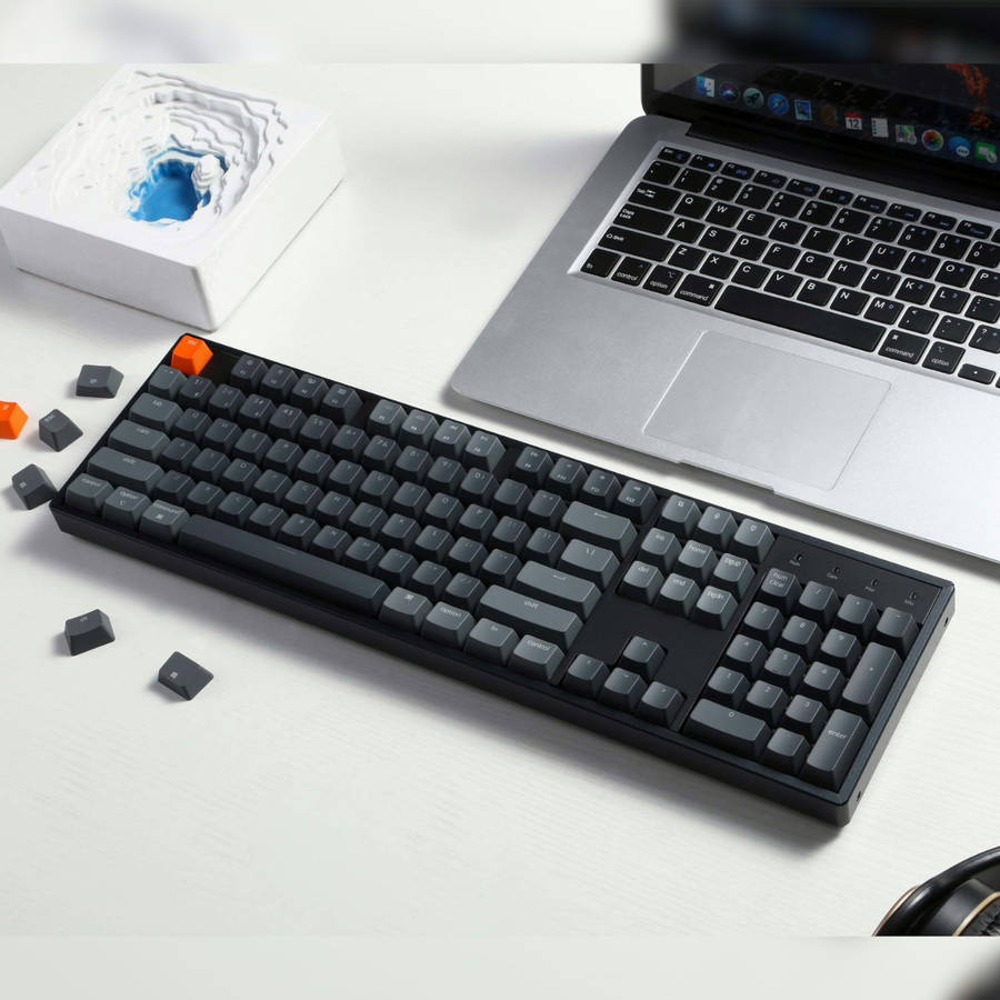Keychron K10 QMK Full-size RGB Wireless Custom Mechanical Keyboard V.2 (Super RED Switch) ? Black