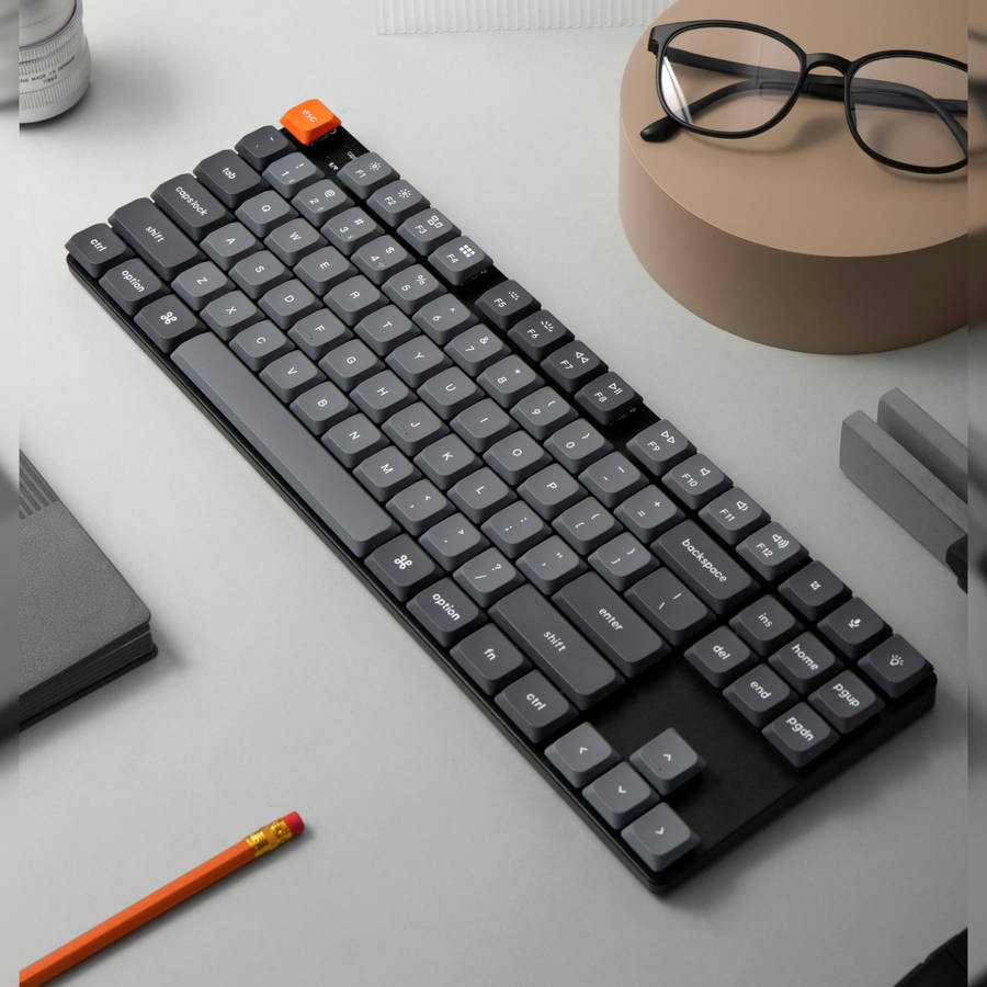 Keychron K1 Max QMK/VIA 80% Wireless Custom Mechanical Keyboard | RED Switches