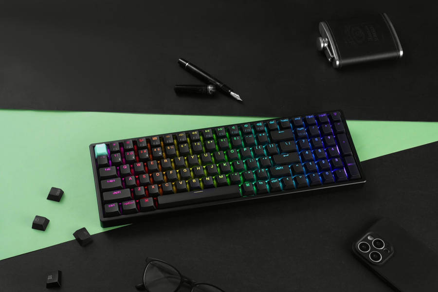 Keychron K4 HE 96% Magnetic Switch Hot-Swap RGB Wireless Keyboard ? Black