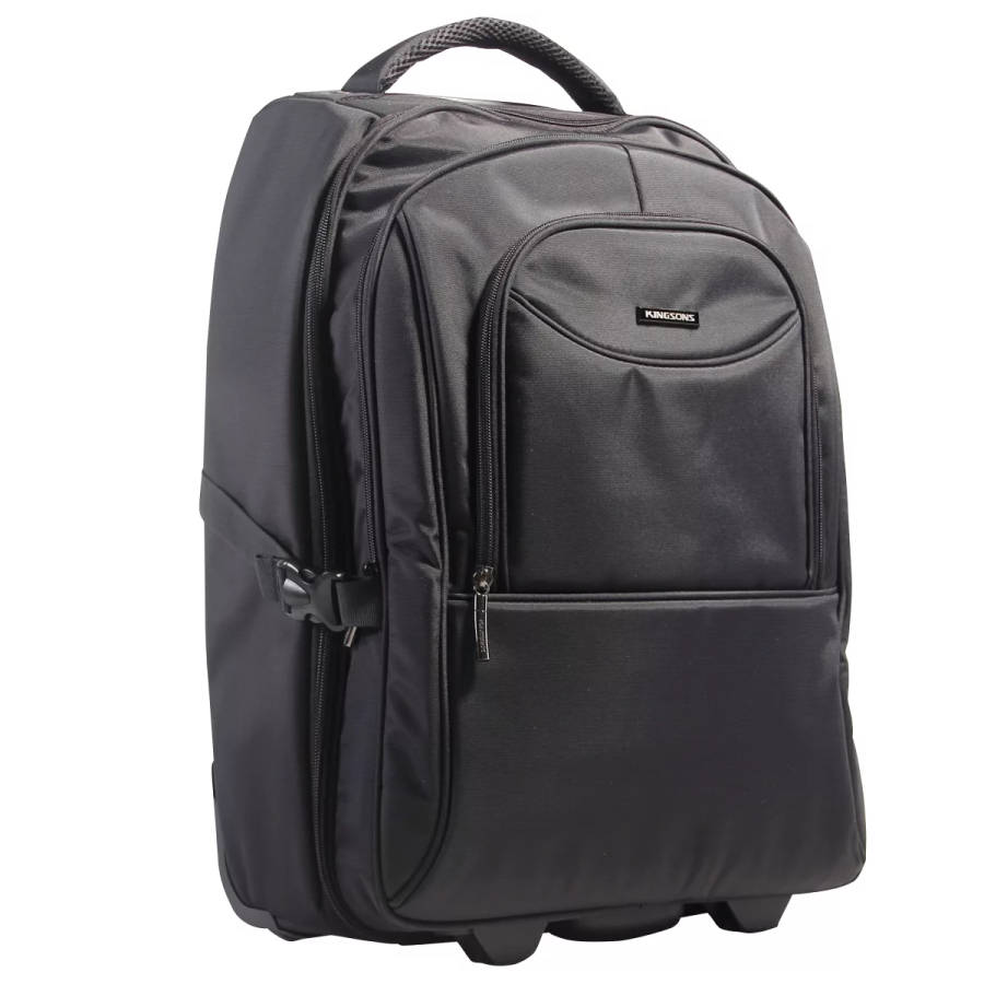 Kingsons K8380W Notebook Case 15.6-inch Trolley Case Black