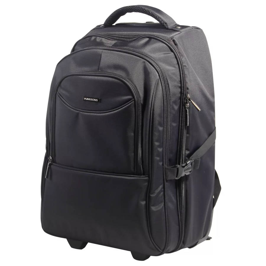 Kingsons K8380W Notebook Case 15.6-inch Trolley Case Black