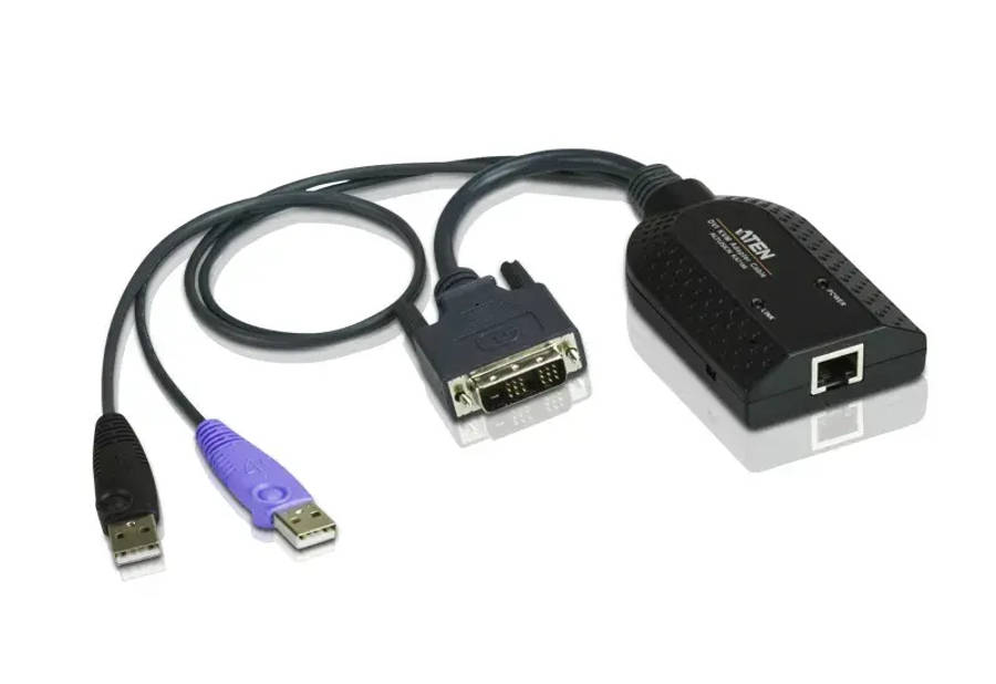 Aten KA7166 USB DVI Virtual Media KVM Adapter with Smart Card Support