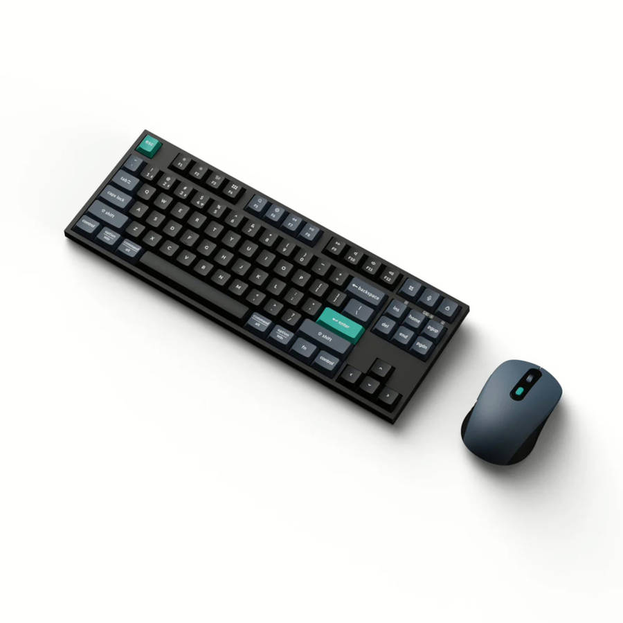 Keychron B33 80% TKL Wireless Keyboard and Mouse Combo ? Black/Green