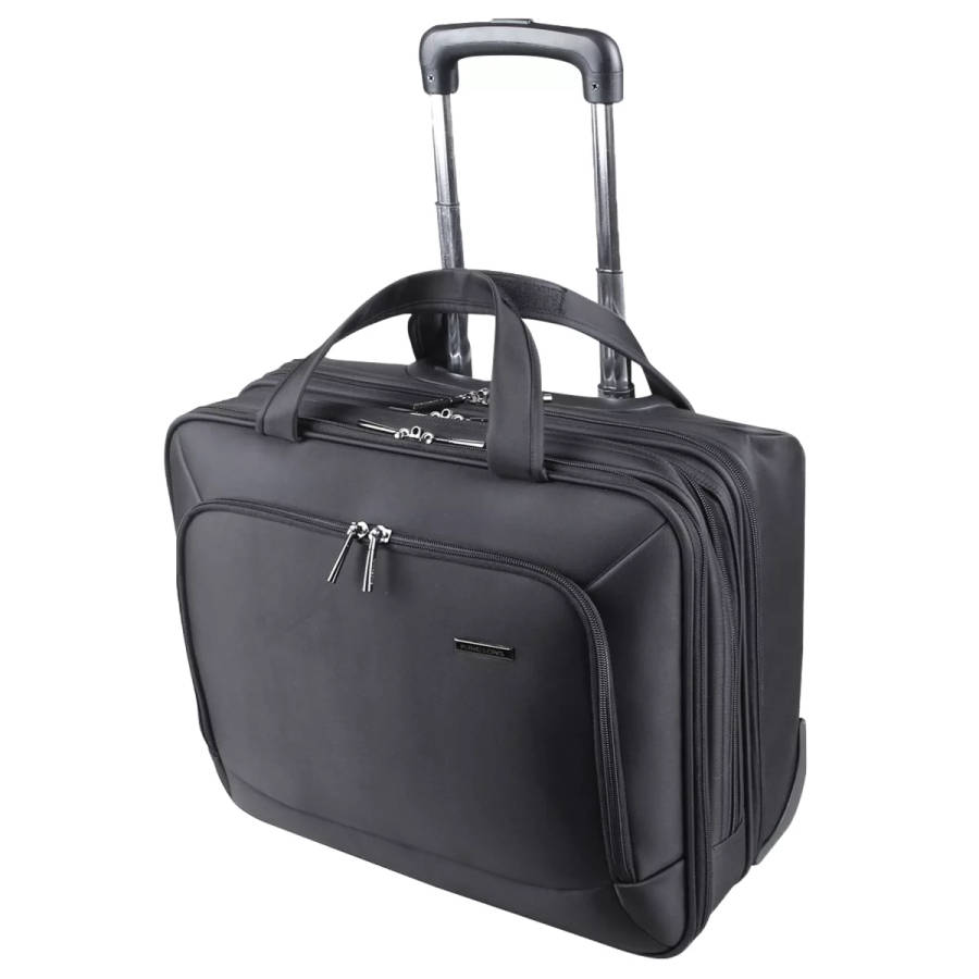 Kingsons 15.6-inch Black Prime Series Trolley Bag