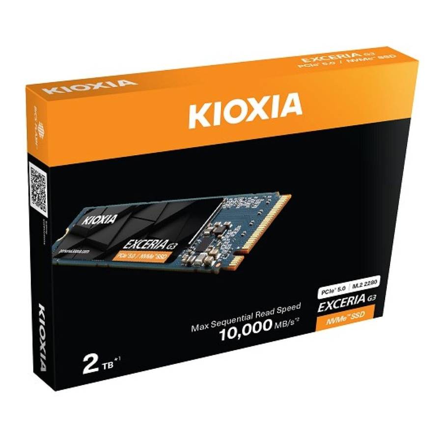 Kioxia Exceria G3 1TB M.2 PCIe 5.0 NVMe BiCS FLASH TLC Internal SSD