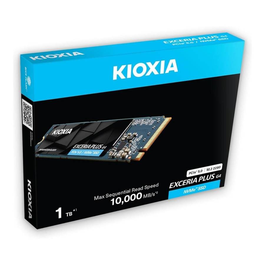 Kioxia EXCERIA PLUS G4 M.2 1TB PCIe 5.0 NVMe Internal SSD