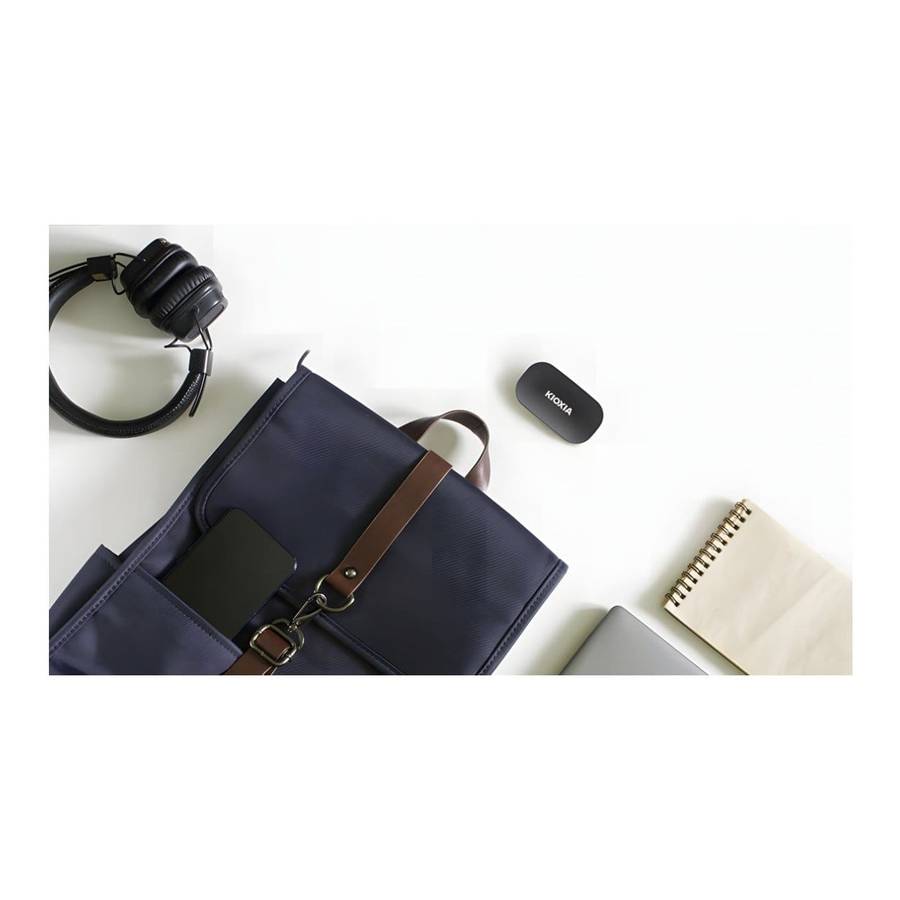 Kioxia Exceria Plus G2 500GB USB-C Black External SSD