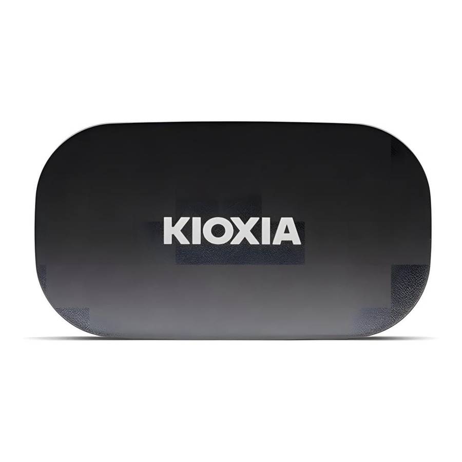 Kioxia Exceria Plus G2 500GB USB-C Black External SSD