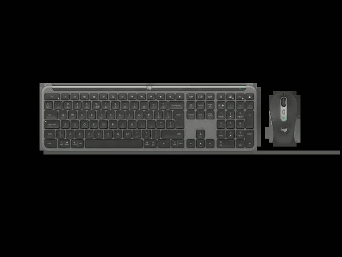 Logitech MK950 - Wireless Keyboard and Mouse - Graphite - Bluetooth