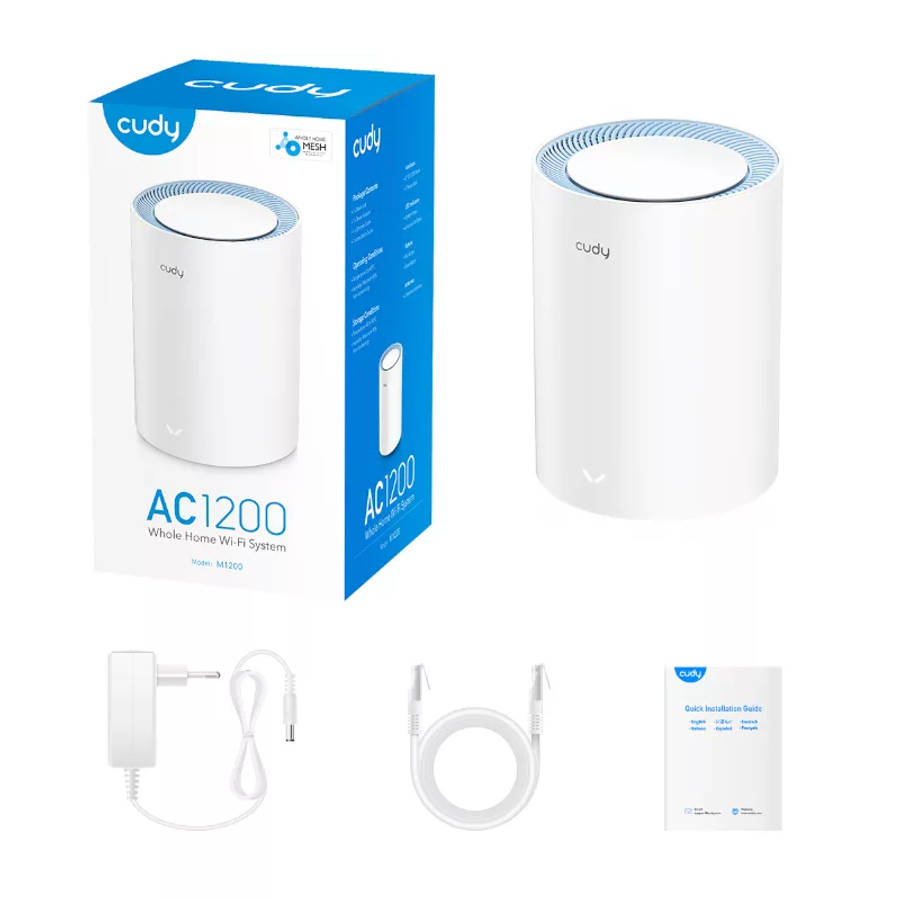 Cudy M1200 AC1200 Whole Home Mesh Wi-Fi System 1-pack