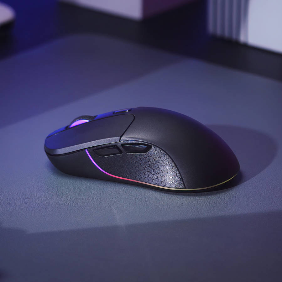 Keychron M3 RGB Wireless Optical Mouse  Black