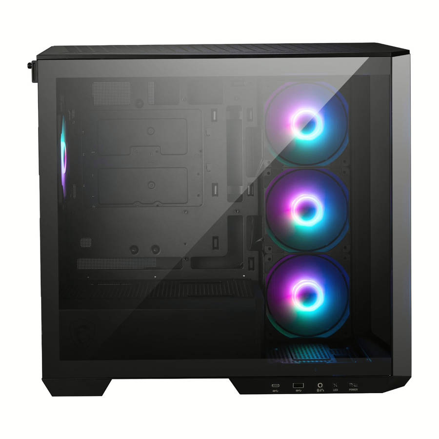 MSI MAG PANO M100R PZ M-ATX ARGB Gaming Chassis - Black