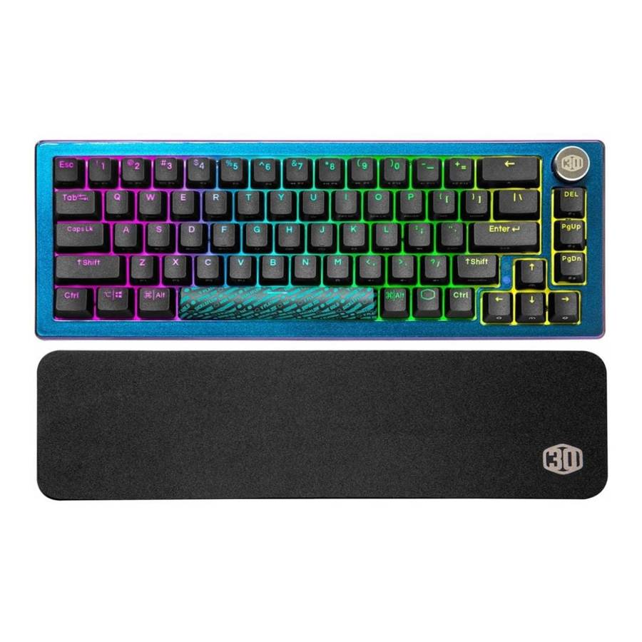 Cooler Master MK721 30th Anniversary Edition Chameleon Colorway Kailh Box V2 Red Wireless Gaming ...