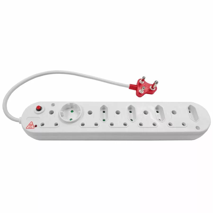 Scoop Surge Protected 10-way Multiplug with 0.5m Cord