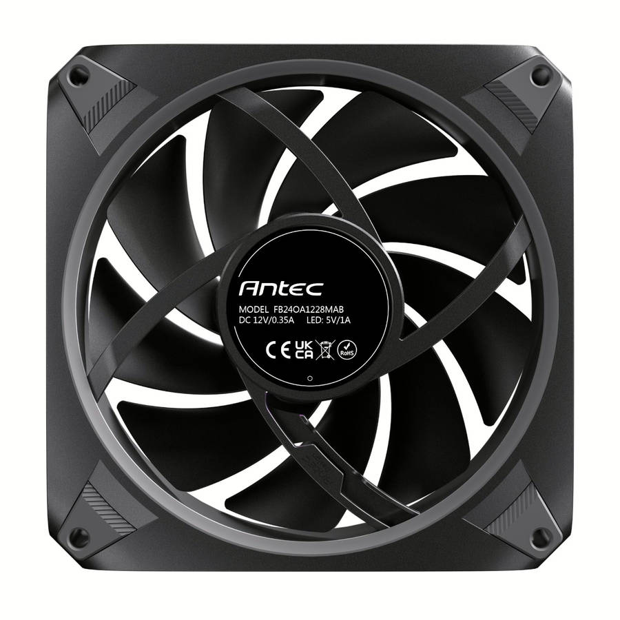 Antec ORBIT PWM 120mm ARGB Fan 3 Pack - Black