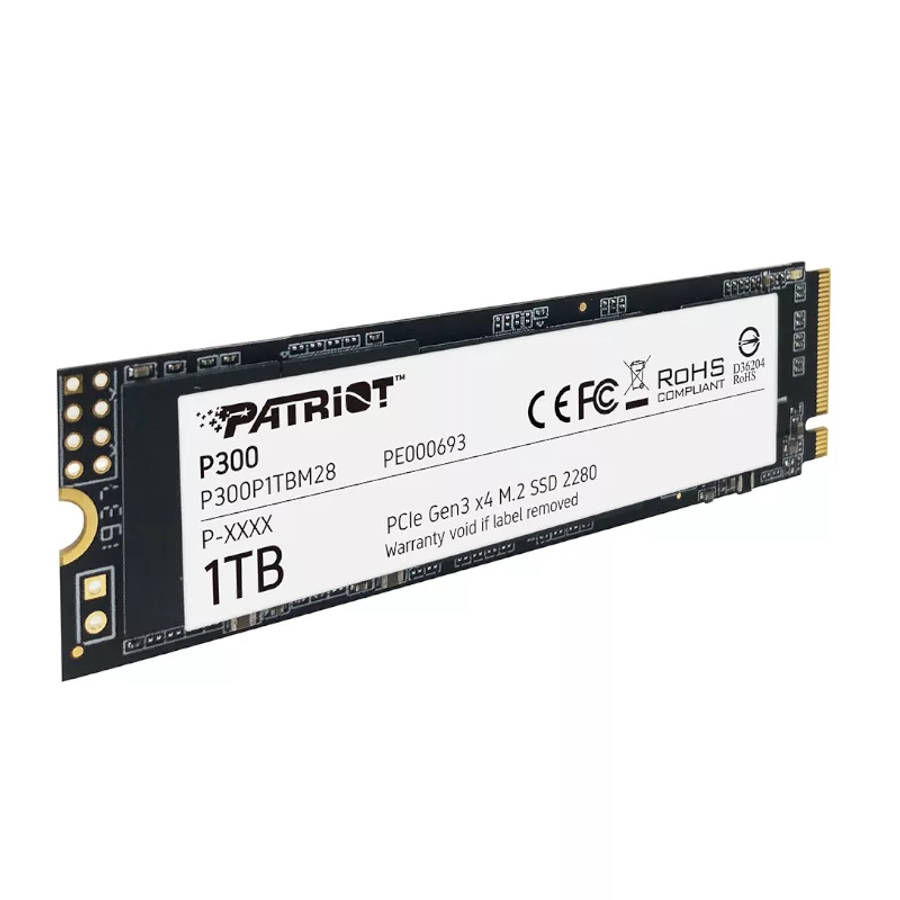 Patriot P300 M.2 1TB PCIe 3.0 NVMe Internal SSD