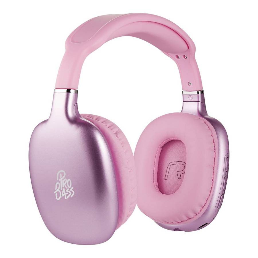 Pro Bass Retro Wireless Headphone Pink
