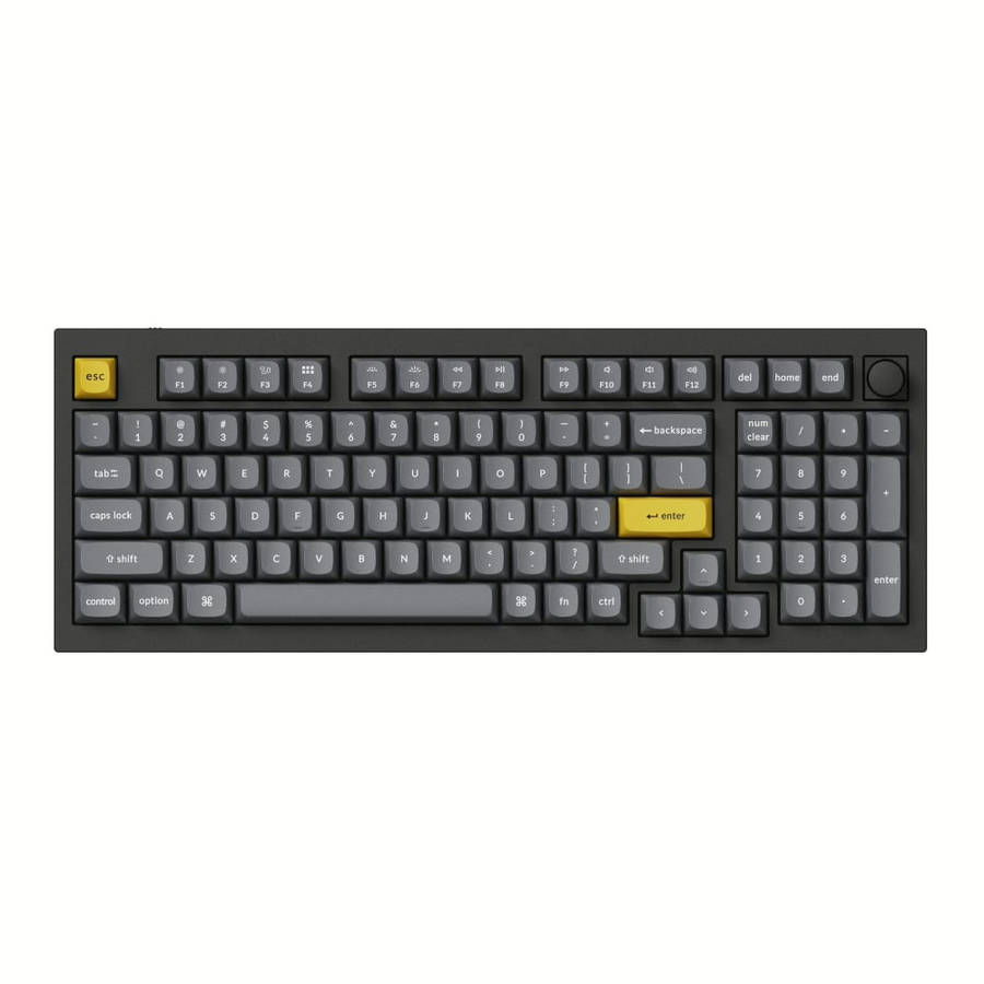 Keychron Double Shot PBT OSA Full Keycap Set  Dark Grey