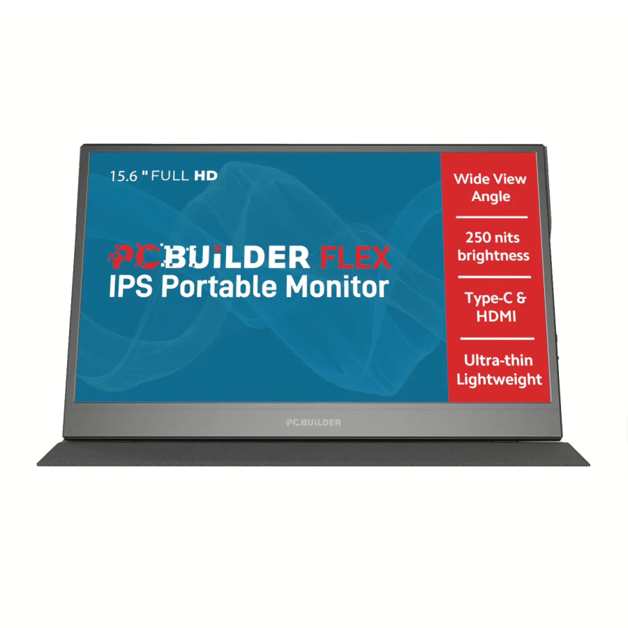 PCBuilder FLEX 15.6" Full HD IPS Portable Monitor