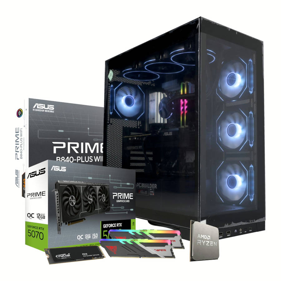 PCBuilder Ryzen 5 7600 MAVERICK Windows 11 Gaming PC
