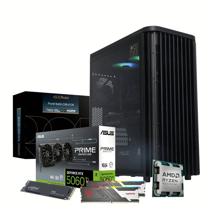 PCBuilder Ryzen 7 9700X MONET Windows 11 Creator PC