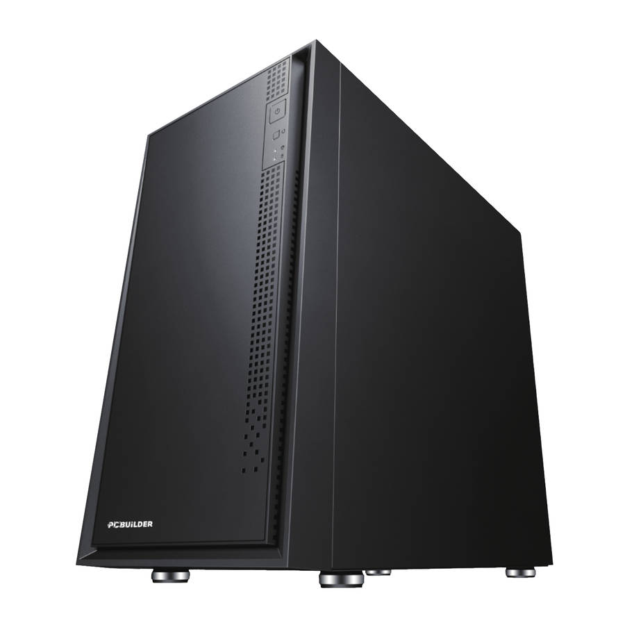 PCBuilder Intel i3-14100 OFFICE Master Windows 11 Desktop PC