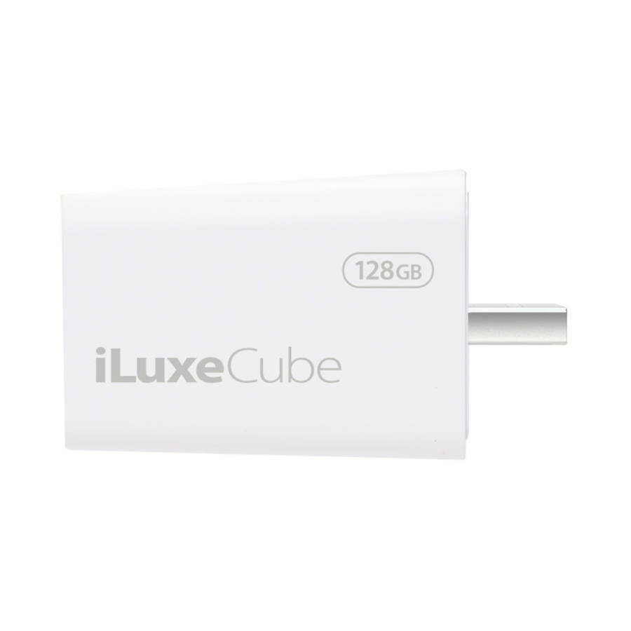 Patriot iLuxe Cube 128GB Type-C Smart Backup Solution - White