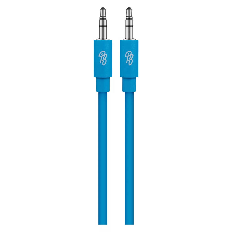 Pro Bass Unite Series- Boxed Auxiliary Cable-Blue 1m