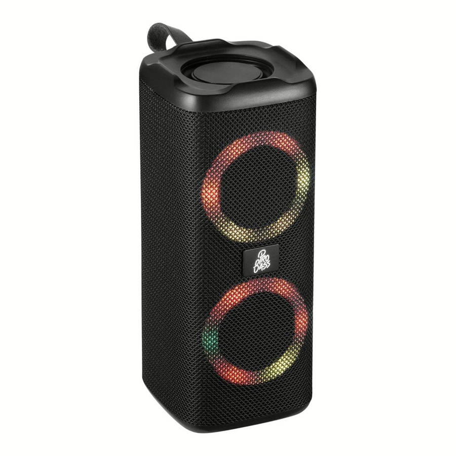 Pro Bass Pulse Box Portable Bluetooth Speaker Black