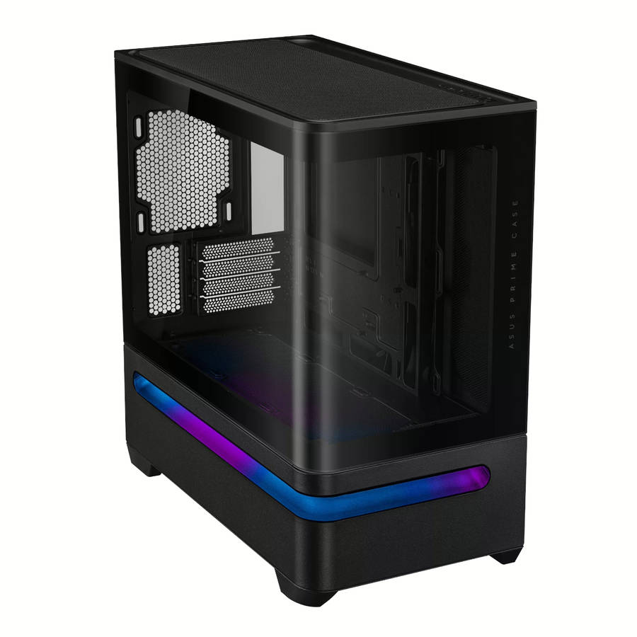 Asus Prime AP202 Curved Tempered Glass Micro-ATX Chassis ? Black