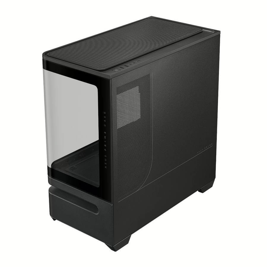 Asus Prime AP202 Curved Tempered Glass Micro-ATX Chassis ? Black
