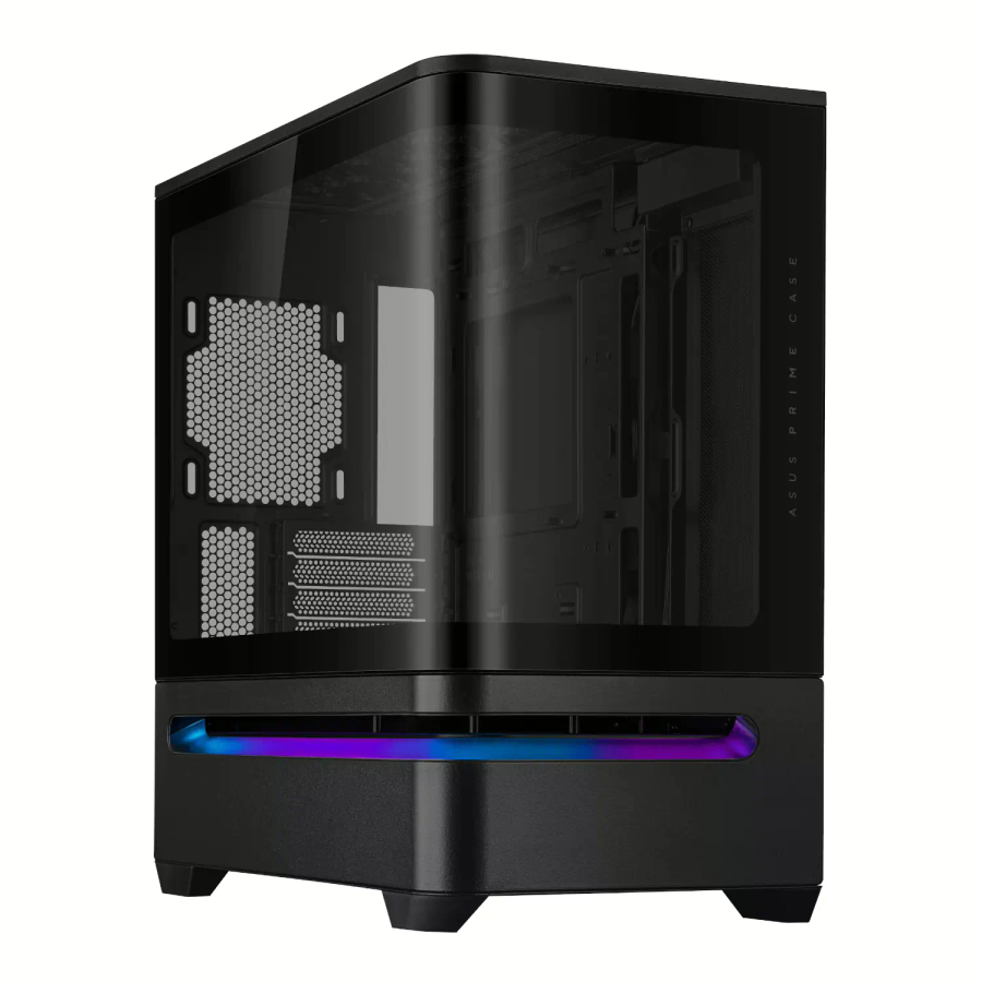 Asus Prime AP202 Curved Tempered Glass Micro-ATX Chassis ? Black