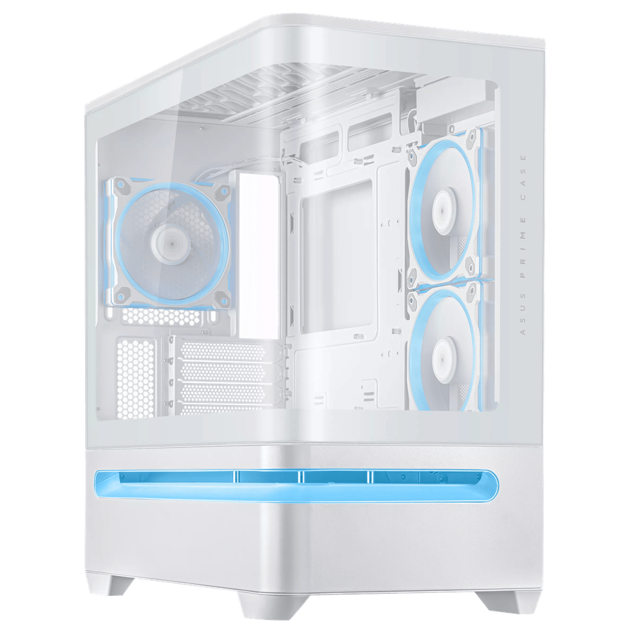 ASUS Prime AP202 ARGB mATX White Chassis